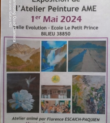 Exposition : Atelier de peinture de l'association AME