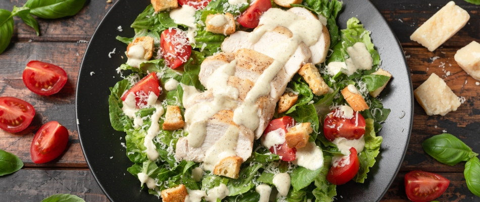 Comment faire une bonne salade César ? - Minizap Vallée de l'Arve