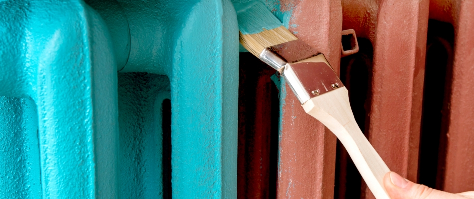 Peindre un radiateur en fonte - Minizap Chambery