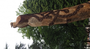 Le pin sculpté du parc Bertin de Douai