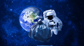 Il y a des déchets dans l'espace