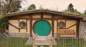 La maison des hobbits à La Comté