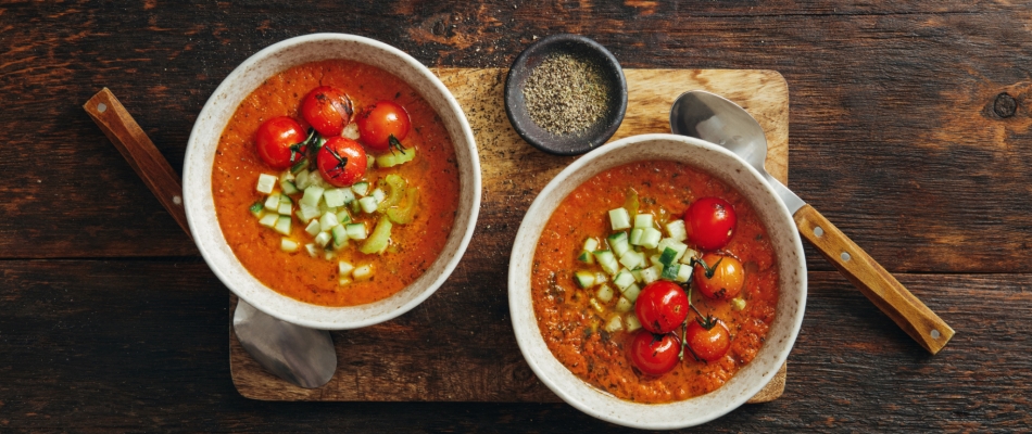 Gaspacho, la vraie recette - Minizap Nord-Isère