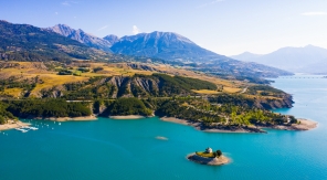 En balade autour du lac de Serre-Ponçon