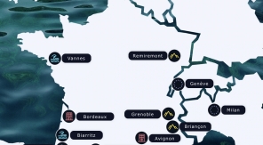 La carte interactive de la SNCF