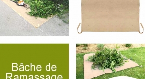 Les feuilles se ramassent à la bâche