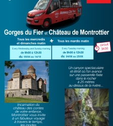 D&eacute;couverte des Gorges du Fier et du Ch&acirc;teau de Montrottier