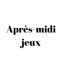 Animations : Jeux des Places