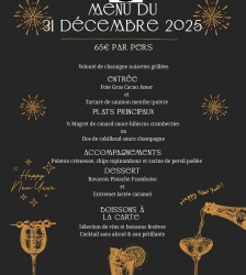 Réveillon de la Saint Sylvestre au  Restaurant "LE ZEBRA"