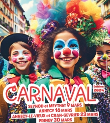 Carnaval d'Annecy : Les chapeaux colorés