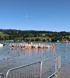 Travers&eacute;e du lac de Paladru