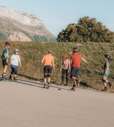 Initiation ski roues et biathlon - Les Estivales de Savoie Nordic