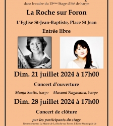 Concerts de harpe