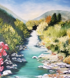 Exposition de peinture Martine Sainte Mareville
