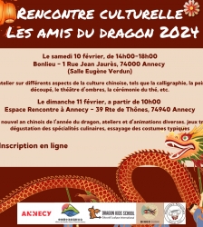Rencontre culturelle "Les amis du Dragon 2024"