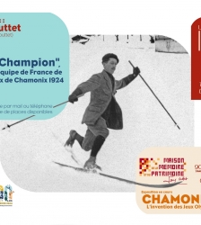 Couttet "Champion", capitaine de l’équipe de France de ski pour les Jeux de Chamonix 1924
