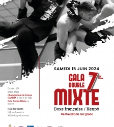 Gala double mixte boxe française et kenpo