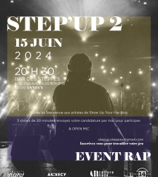 Open mic hip-hop : Step'up