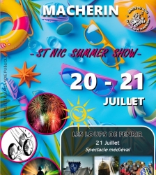Feu d'artifice et fête du village à Saint-Nicolas-de-Macherin