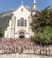 F&ecirc;te des Guides &agrave; Chamonix C&eacute;r&eacute;monie