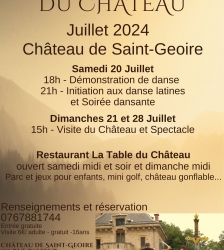 Visite et spectacle médiéval au Château de Saint-Geoire