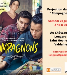 Projection en extérieur du film : Compagnons