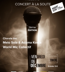 Concert à la Soute : musique du monde et rap