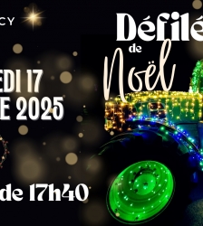 Défilé des tracteurs de Noël
