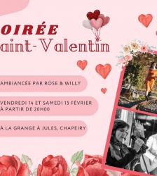 Soirée - Saint Valentin romantique avec Rose et Willy