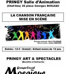 La chanson fran&ccedil;aise mise en sc&egrave;ne