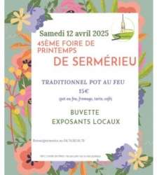 Foire de printemps de Sermérieu - 45e édition