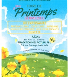 46e Foire de printemps de Serm&eacute;rieu