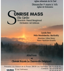 Concert de la chorale Alta Voce