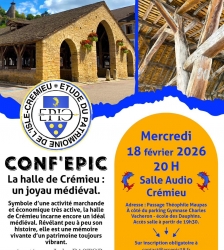 COMPLET-Conf'Epic : la halle de Cr&eacute;mieu