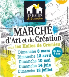 March&eacute; d'art et de cr&eacute;ation de Cr&eacute;mieu