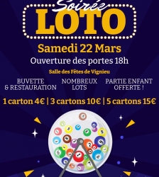 Loto du sou des écoles de Vignieu