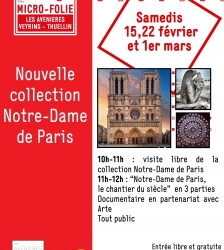 Projection du documentaire "Notre-Dame de paris, le chantier du siècle"
