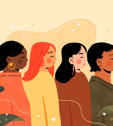 Spectacle dans le cadre de la Journée internationale des droits des femmes