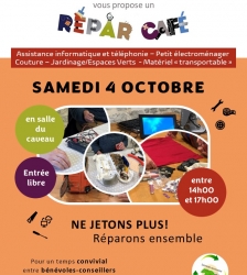 Repair caf&eacute; &agrave; St Sorlin de Morestel