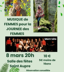 Musique de femmes pour la journée des femmes !
