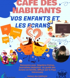 Café des habitants : vos enfants et les écrans