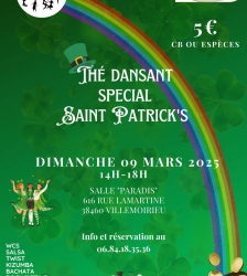 Thé dansant spécial Saint Patrick à Villemoirieu