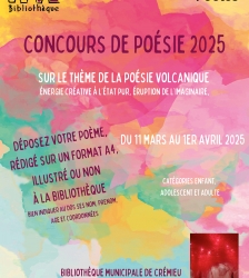 Printemps des poètes : concours de poésie