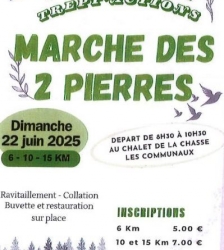Randonnée pédestre : "La marche des deux pierres"