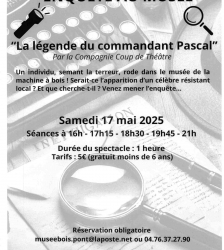 Enquête au musée « La Légende du commandant Pascal »