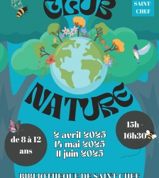 ANNULÉ-Club nature à la bibliothèque de Saint-Chef