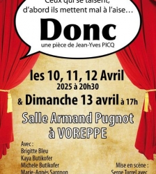 Théâtre : Donc