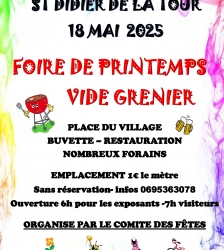 Foire de Printemps - vide grenier