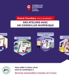 Atelier numérique - Conseillers numériques Grand Chambéry