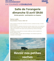 Projection du documentaire : Revoir nos petites vaches